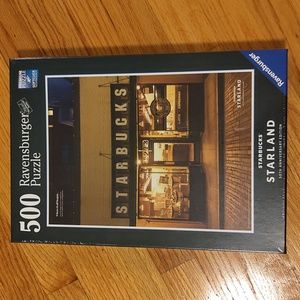 Starbucks Starland Ravensburger Puzzle 50th Anniversary Limited Ed New/Sealed